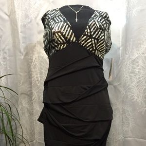 Black, Body fit, Shape Sculpt Dress